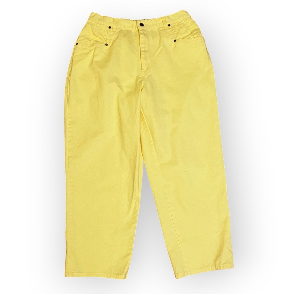 Vintage Pastel Yellow Jeans